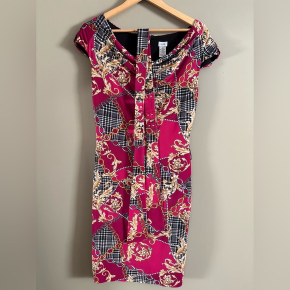 Vintage Cache ‘Versace’ Print Dress: Size Medium - Picture 2 of 8